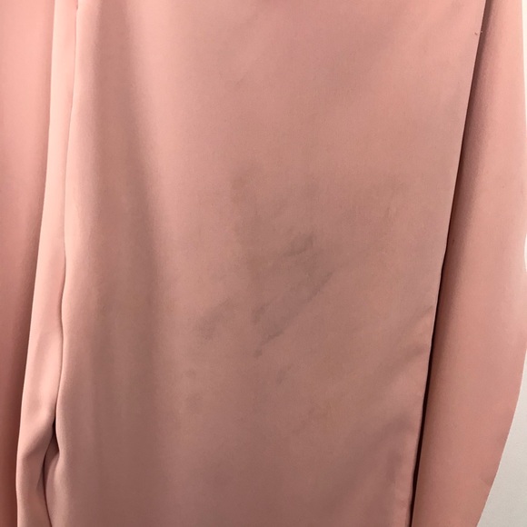 Tahari Blush Pink Self Tie Sleeveless Jumpsuit - Picture 13 of 16